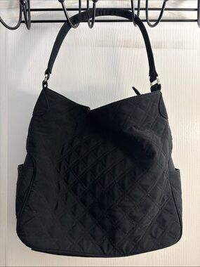 Vera Bradley Quilted Black Shoulder Bag